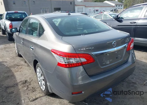 2015 Nissan Sentra Sv из США, поврежденный, VIN 3N1AB7AP4FL668661